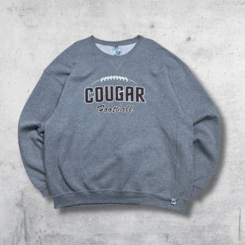 SWEAT RUSSELL CREWNECK COUGAR GRIS XXL