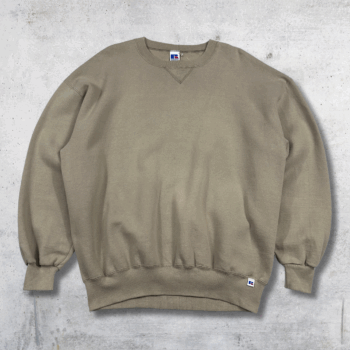 SWEAT RUSSELL CREWNECK VINTAGE 90'S TAUPE XXL
