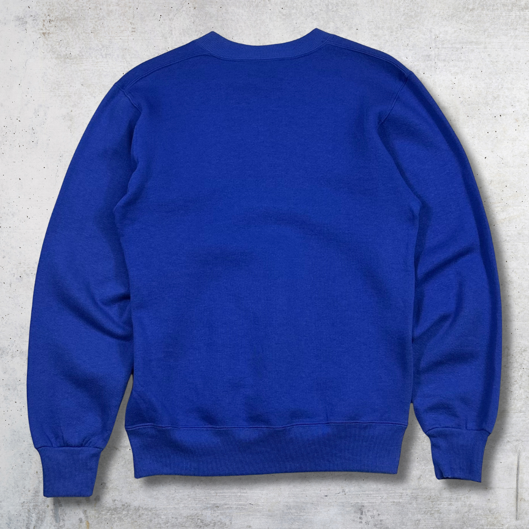 SWEAT RUSSELL CREWNECK VINTAGE 90'S BLEU XS – Image 2