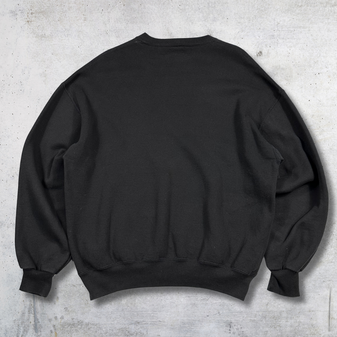 SWEAT RUSSELL CREWNECK VINTAGE 90'S NOIR XL – Image 2