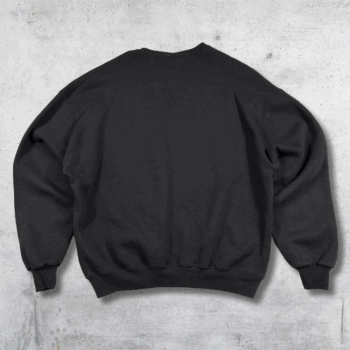 SWEAT RUSSELL CREWNECK VINTAGE 90'S NOIR XXL – Image 2