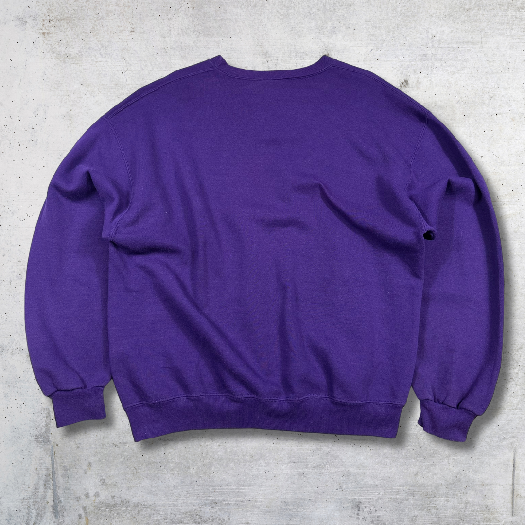 SWEAT RUSSELL CREWNECK 90'S VIOLET WESTERN L – Image 2