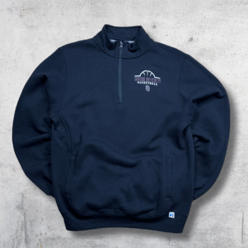 SWEAT 1/4 ZIP RUSSELL BASKETBALL NOIR L