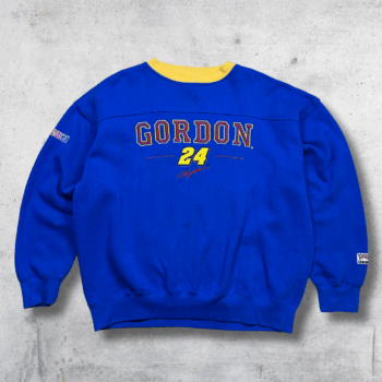 SWEAT NASCAR GORDON 24 BLEU XL