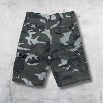 SHORT CARGO MILITAIRE GRIS KAKI W32 – Image 2