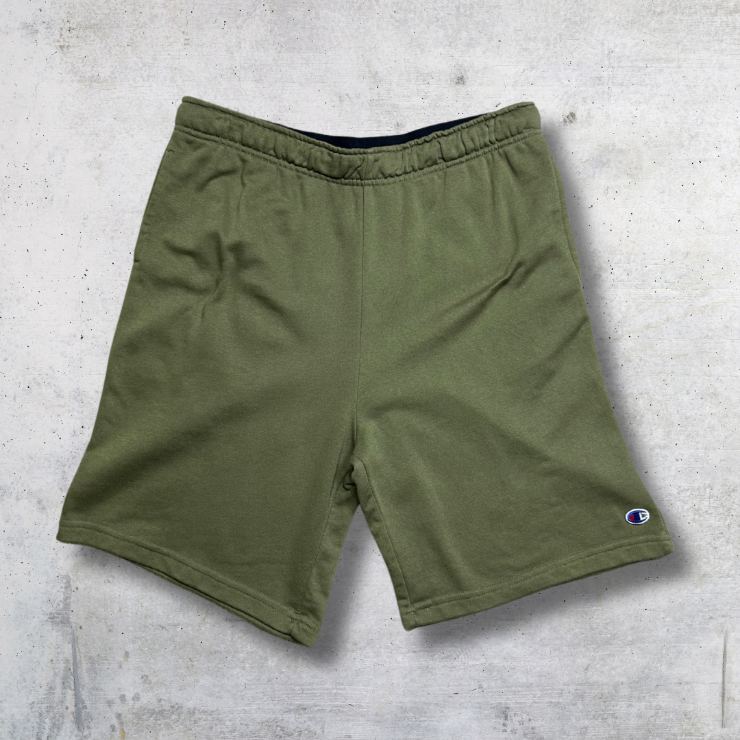 SHORT CHAMPION VINTAGE EN COTTON KAKI L