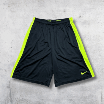 SHORT BASKETBALL NIKE NOIR ET FLUO L