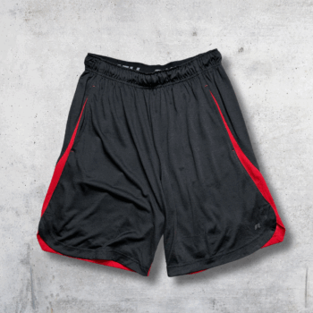 SHORT BASKETBALL RUSSELL NOIR ET ROUGE S – Image 2