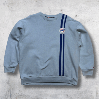 SWEAT NASCAR CHASE MILLER LITE GRIS L