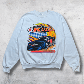 SWEAT NASCAR JERZEES KUZEL BLANC L