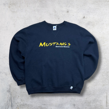 SWEAT RUSSELL CREWNECK MUSTANG NOIR M
