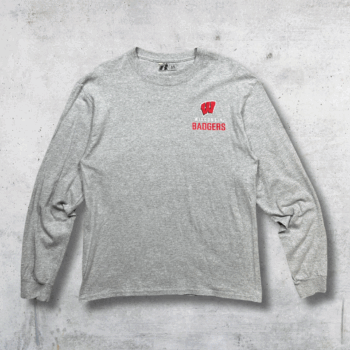 T-SHIRT LONSLEEVE BADGERS GRIS L