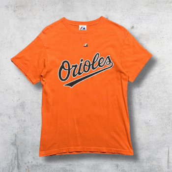 T-SHIRT ORIOLES MAJESTIC ORANGE L