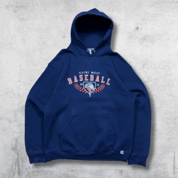 HOODIE RUSSELL BASEBALL MARINE L