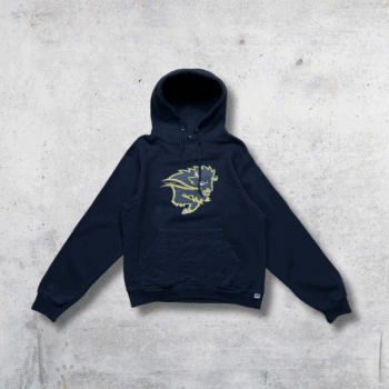 HOODIE RUSSELL BUFFLE NOIR S