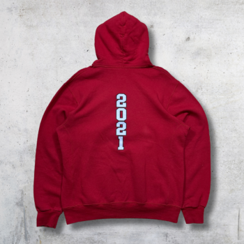 HOODIE RUSSELL PARC CITY ROUGE L