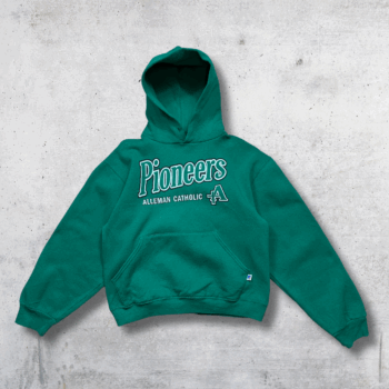 HOODIE RUSSELL PIONEERS VERT S