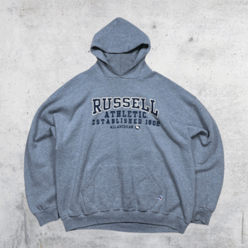 HOODIE RUSSELL VINTAGE 90S GRIS XXL