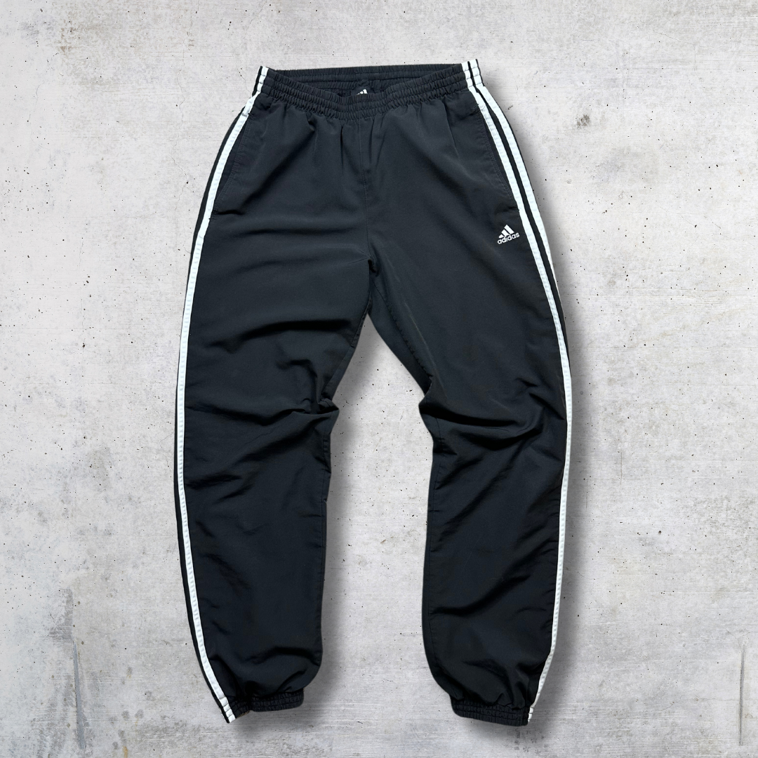 JOGGING ADIDAS NOIR 3 BANDES BLANCHES M