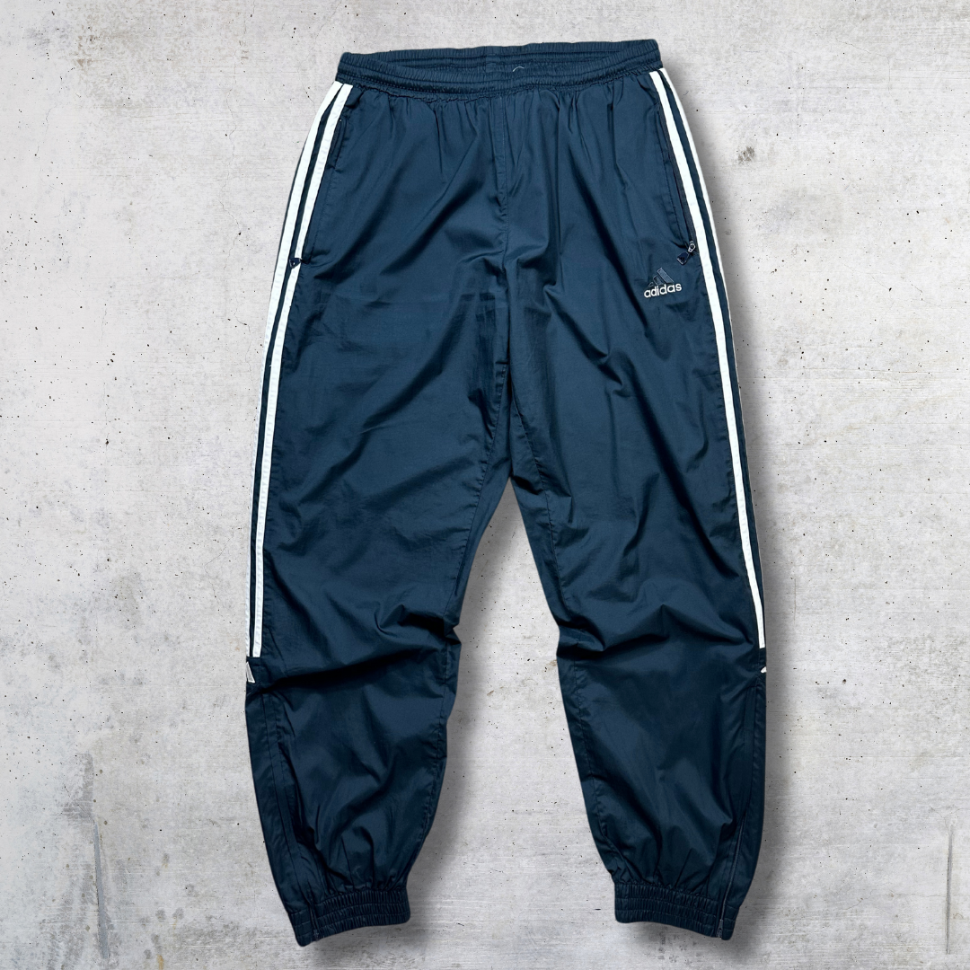 JOGGING ADIDAS VERT NUIT 3 BANDES BLANCHES L