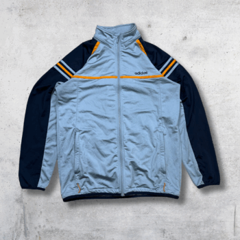 VESTE DE SURVÊTEMENT ADIDAS GRIS ET MARINE M