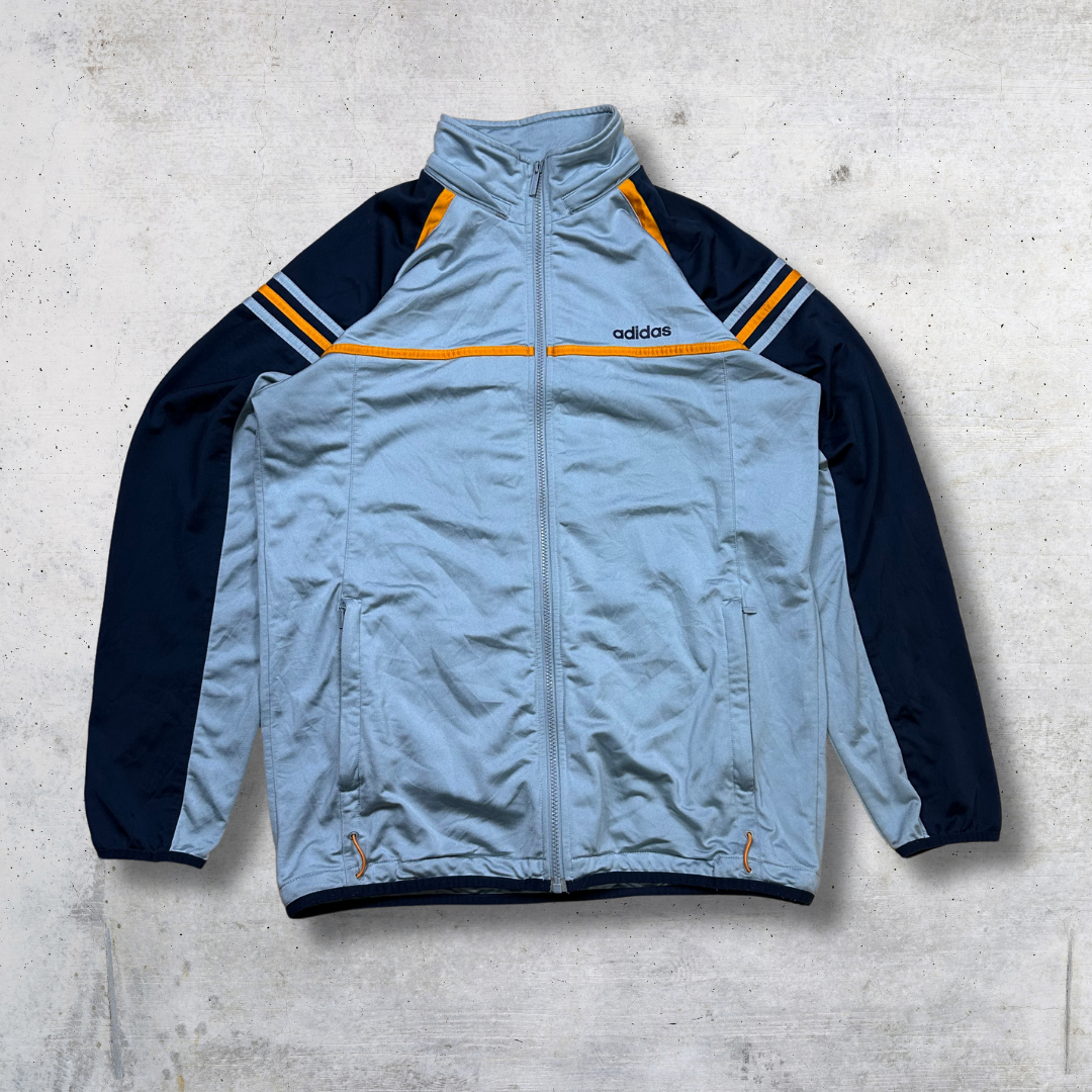 VESTE DE SURVÊTEMENT ADIDAS GRIS ET MARINE M