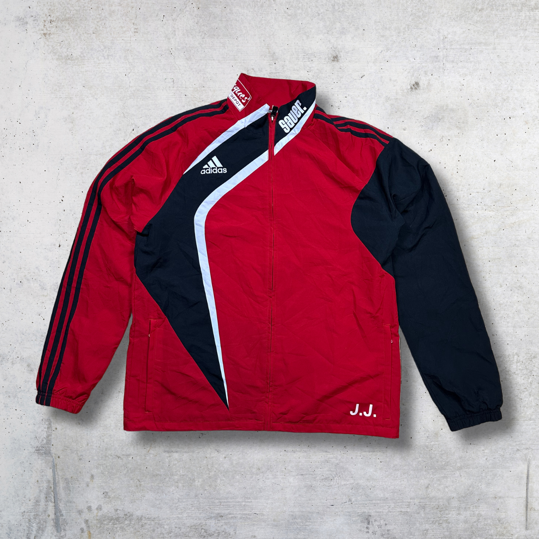 VESTE DE SURVÊTEMENT ADIDAS ROUGE ET NOIR M