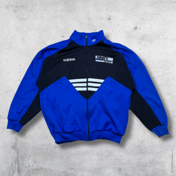 VESTE DE SURVÊTEMENT ADIDAS BLEU ET NOIR L
