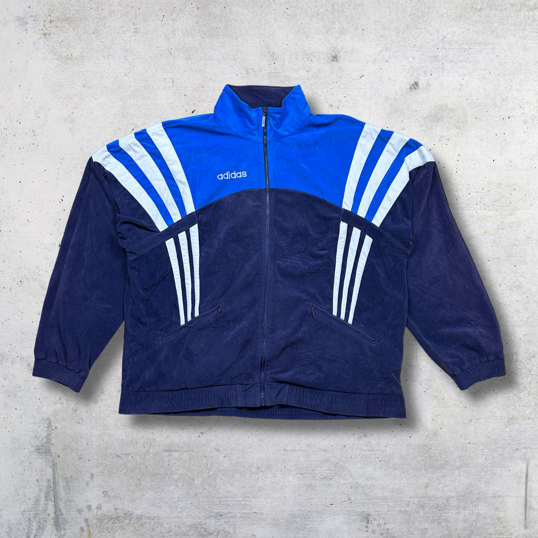 VESTE DE SURVÊTEMENT ADIDAS BLEU ET MARINE XL