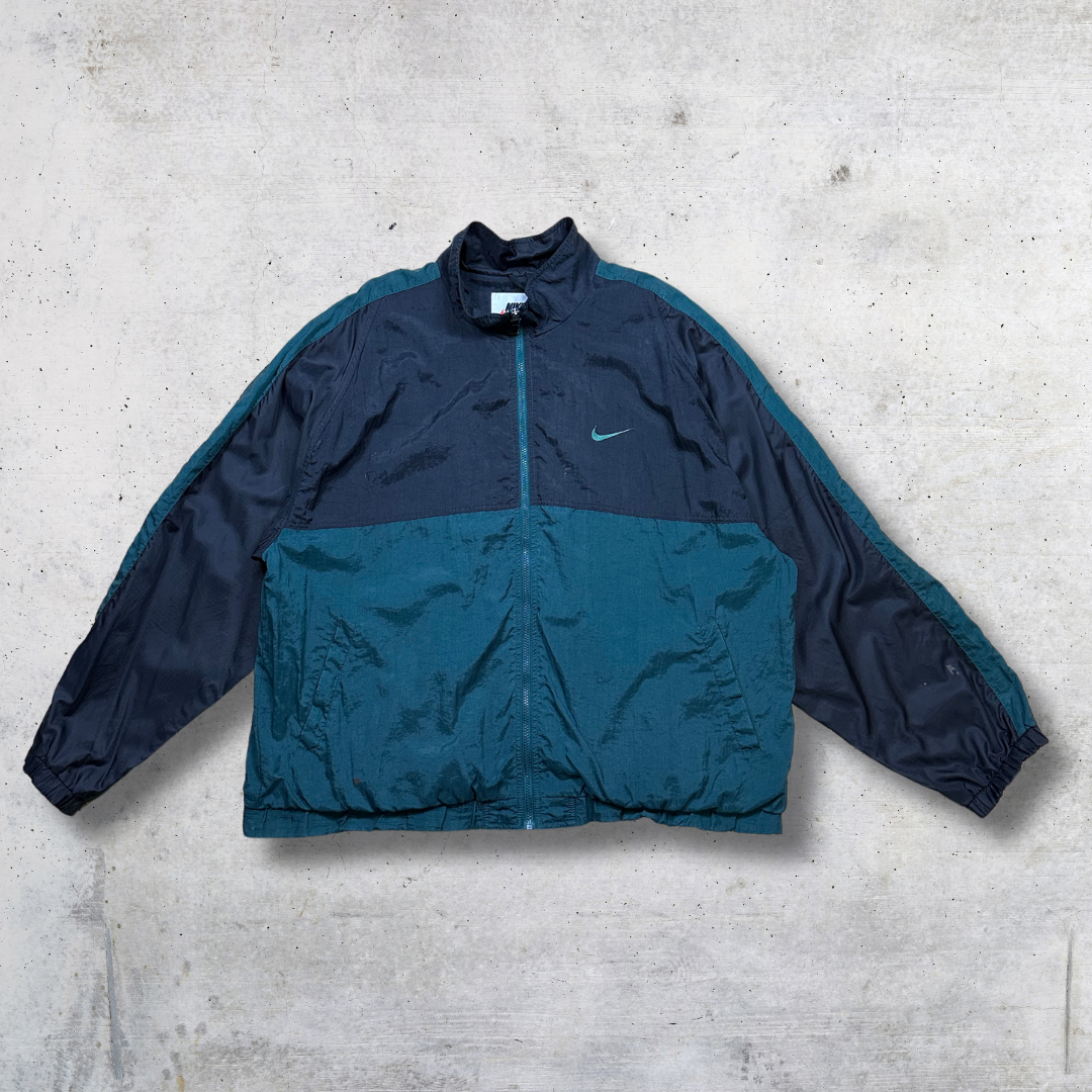 VESTE LEGERE NIKE 90S NOIR ET VERT XXL