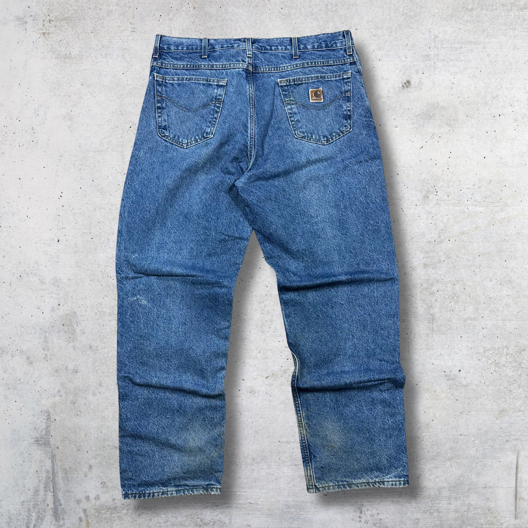 JEAN CARHARTT AVEC DOUBLURE BLEU W38 L32 – Image 2