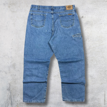 JEAN DICKIES DOUBLE KNEE BLEU W40 L30