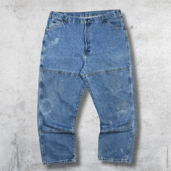 JEAN DICKIES DOUBLE KNEE BLEU W40 L30
