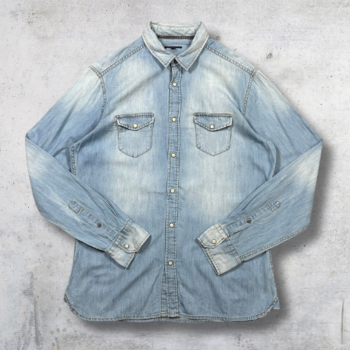 CHEMISE EN JEAN AUTARK BLEU CLAIR L