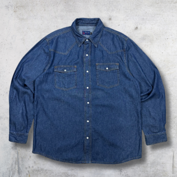 CHEMISE EN JEAN SCORPION BLEU MARINE XL
