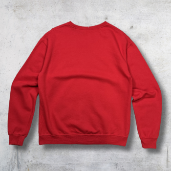 SWEATSHIRT CREWNECK ATHLETIC ROUGE