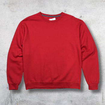 SWEATSHIRT CREWNECK ATHLETIC ROUGE