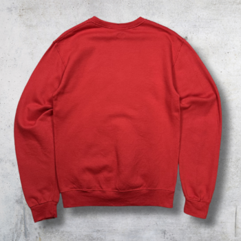 SWEATSHIRT CREWNECK FRUIT OF THE LOOM ROUGE