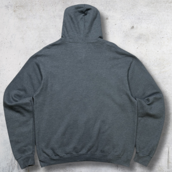 SWEATSHIRT FULL ZIP FRUIT OF THE LOOM GRIS FONCÉ