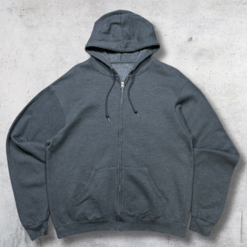 SWEATSHIRT FULL ZIP FRUIT OF THE LOOM GRIS FONCÉ