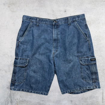 SHORT CARGO WRANGLER BLEU W40